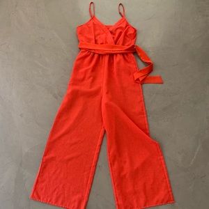 Flying Tomato Red Jumpsuit